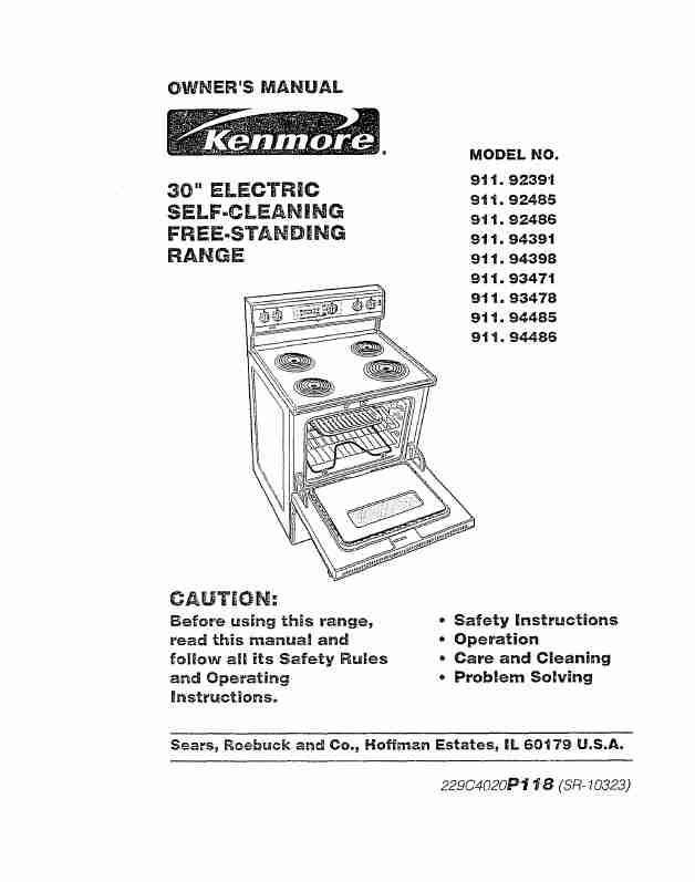 Kenmore Oven 911_92485-page_pdf